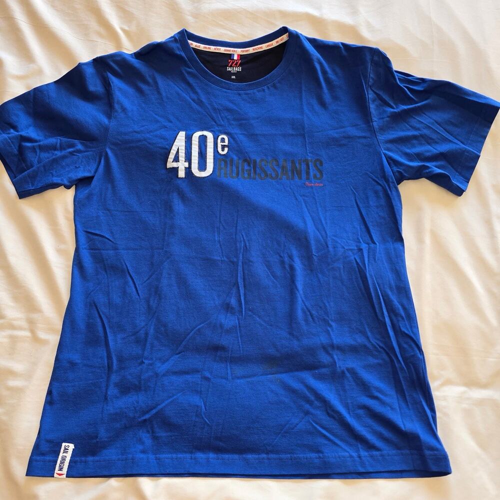 Men's 727 Sail Bags French madeTee Shirt NWOT size XXL 40e Rugissants voyage